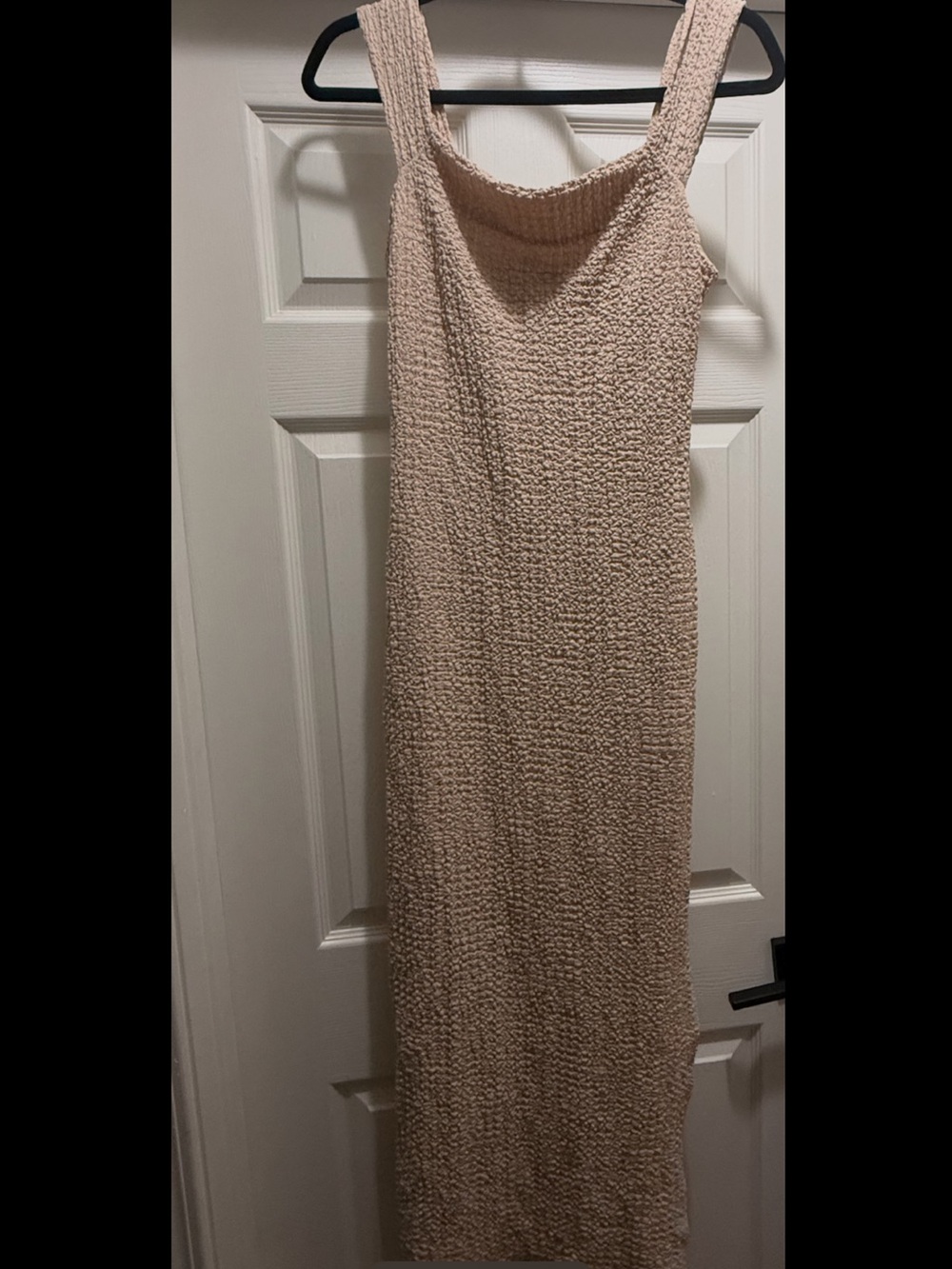 Sleeveless Textured Maxi Dress